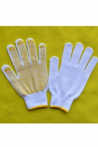 布依璐 现货手套专栏拉毛纱点塑